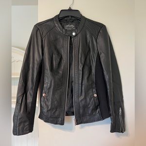 Faux leather jacket size medium